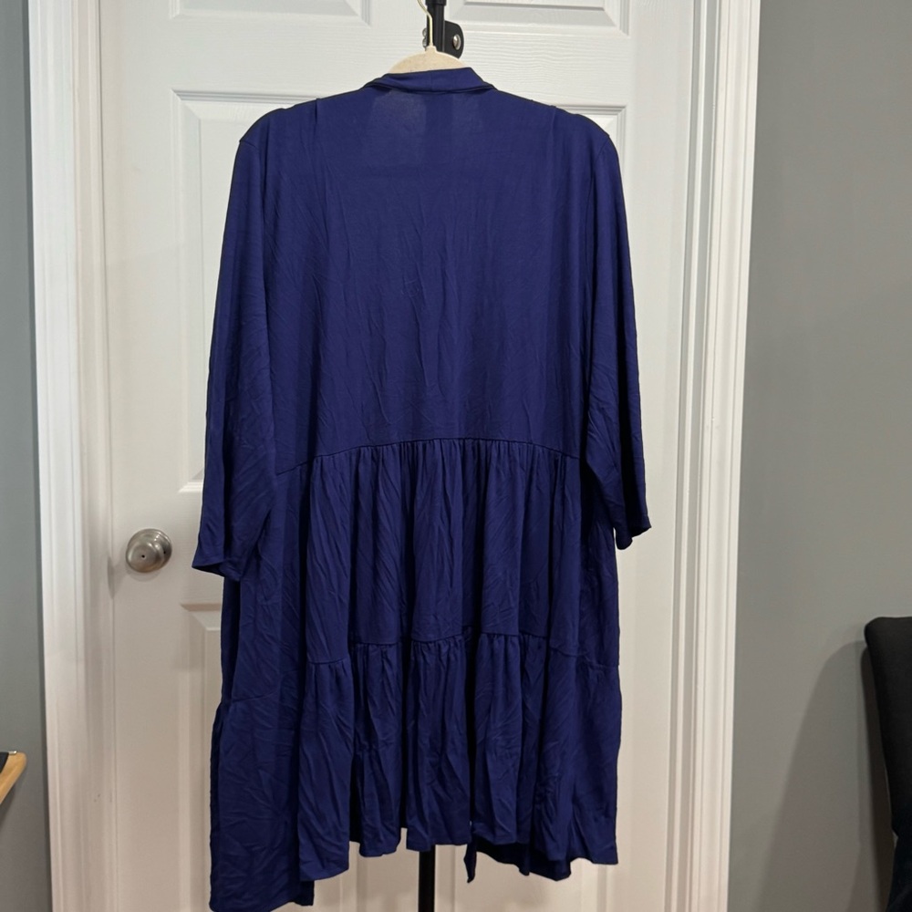 Blue Open Cardigan - Picture 2 of 3